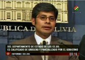 Gobierno boliviano critica informe de EEUU sobre DDHH en Bolivia - Feb 2009