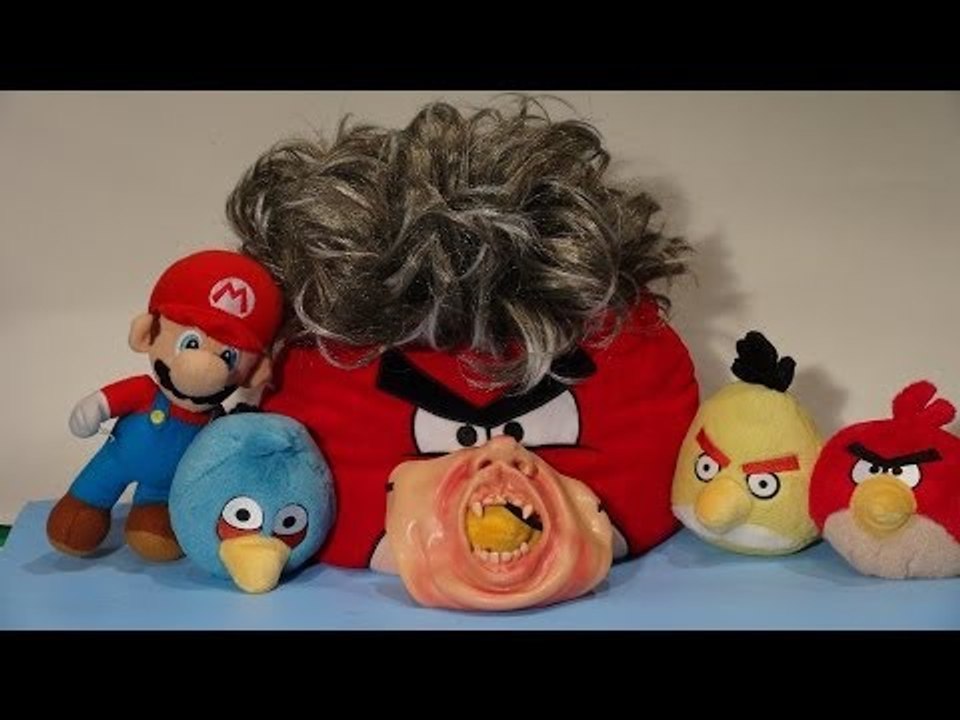 Angry Birds Star Wars Puzzle , and a Halloween mask on BIG RED Bird