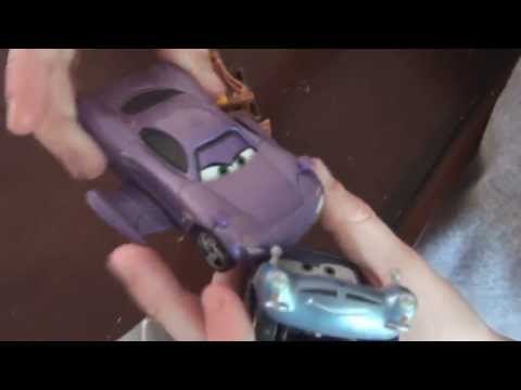 Pixar Cars 2, The Super Spies, featuring some Cars from Cars and Cars2, retro version