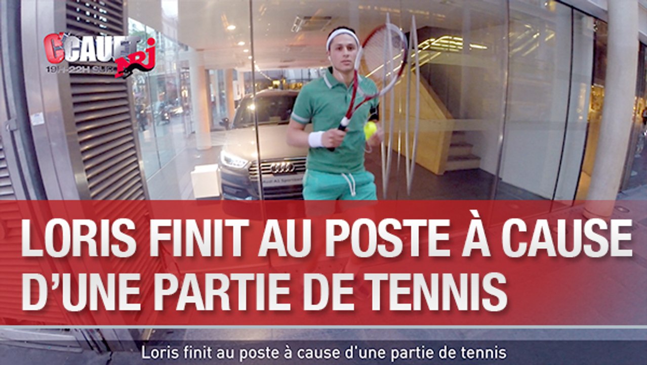 Loris finit chez les flics a cause d'une partie de tennis - C'Cauet sur NRJ