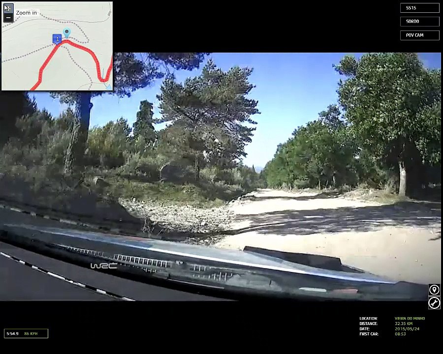 camara interior dani sordo rally portugal 2015 Especial 15. Viera do Minho