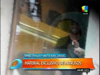 Daniel Osvaldo y Millita Bora enamorados