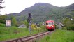 LE CHANT des MGO, X2844 & 2907, voyage du COPEF avec L'AUTORAIL LIMOUSIN, LE MONT-DORE, 23.05.2015 - 1ère  partie - French Railcars Class 2800, climbing to Le Mont-Dore.