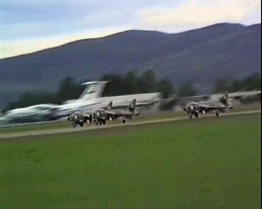 Patrouille Suisse aerobatic display team Gardermoen Airshow 1994