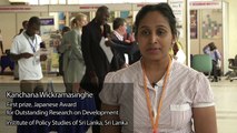 Kanchana Wickramasinghe, Winner, First Prize, Japanese Award for Outstanding Research on Development