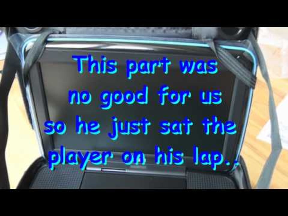 RCA Portable Blu ray player open box walk through