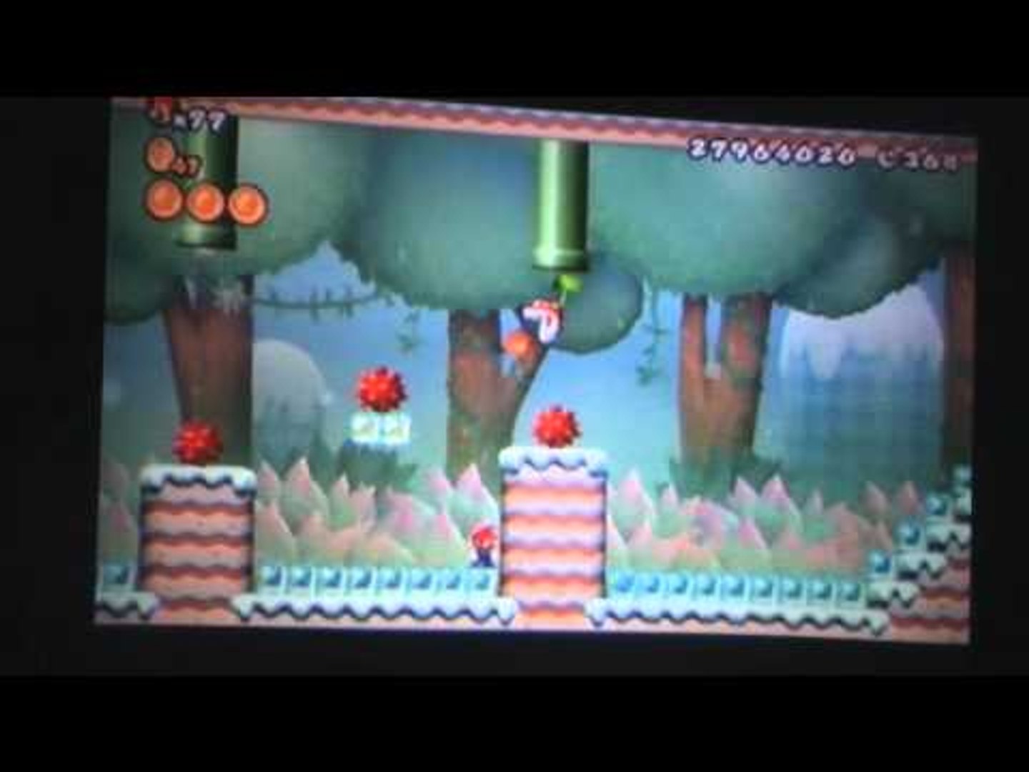 Super Mario Bros Wii Level 9-7 Speed Run - video Dailymotion