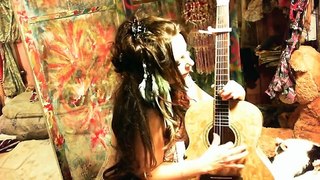 Female acoustic guitar ,original _Indian maiden i want you! fun comedy folk song.Kashmir