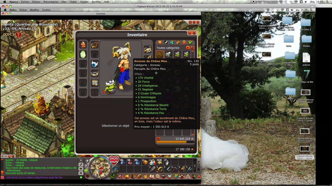 Dofus/8M de bénef bijoutier 1/3