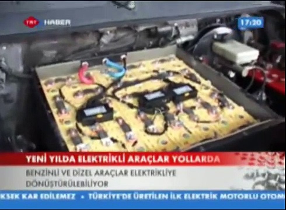 Elektrikli arabalar yolda