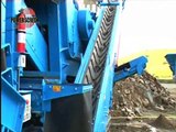 Powerscreen® 4242SR Impactor Crusher crushing waste concrete