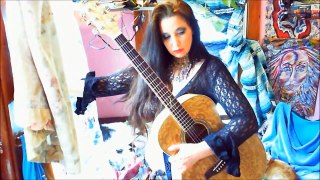 female .acoustic guitarist,ladykashmir. exotic wood Ibanez,song writer,