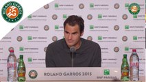 Conférence de presse Roger Federer Roland-Garros 2015 / Quart de finale