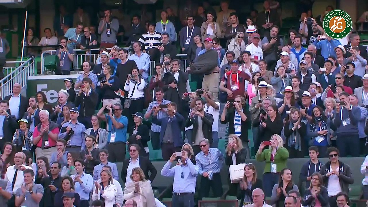 "Roland, je t'aime" écrit par Tsonga (Roland Garros)