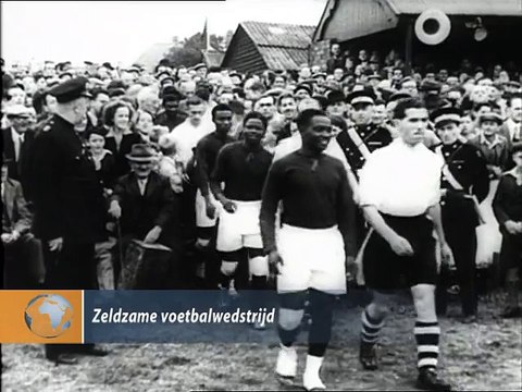 Zeldzame voetbalwedstrijd - 1949