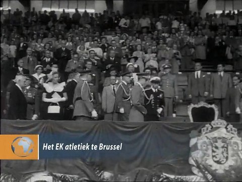 Het atletiek te Brussel - 1950