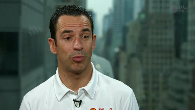 Helio Castroneves defends Steph Curry's decision to bring his daughter to press conferences