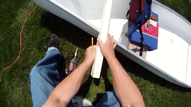 How to make a Electric Trolling Motor Mount,/outboard bracket for Canoe under $ 6