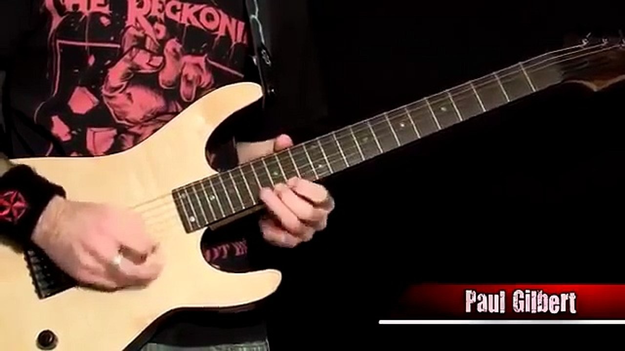 Paul Gilbert Guitar Lesson Video