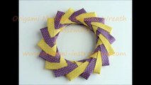 Origami Modular Braided Wreath