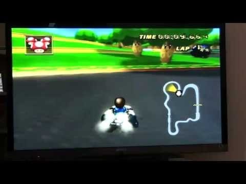 Mario Kart shortcut GCN Mario Circuit.