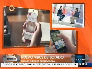 Nuevo virus circuló a través de Facebook