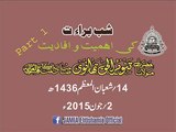Hazrat Maulana Tanveer ul Haq Thanvi Sahab Shab e Bara'at 2015 Part 1