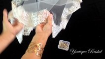 How to make a Wedding Veil with Lace Trim(Drop, Ballet Length, and Mantilla Veil)