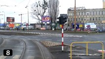 Tramwajem po Wrocławiu HD - Linia 8 cz.I (TARNOGAJ - ZAWALNA)