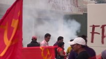 México: prenden fuego a las urnas electorales durante una protesta