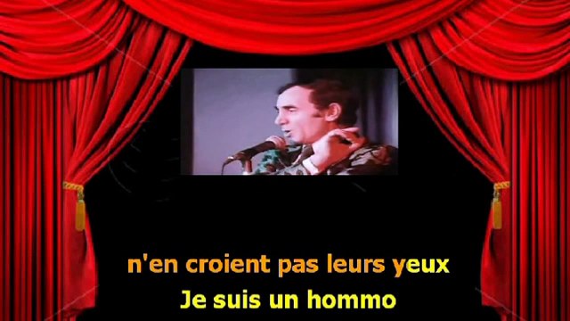 Karaoké Charles Aznavour Comme ils disent