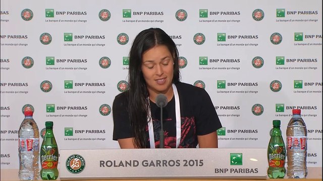 Roland Garros - Ana Ivanovic: Estoy contenta por lograr mi primera semifinal desde 2008