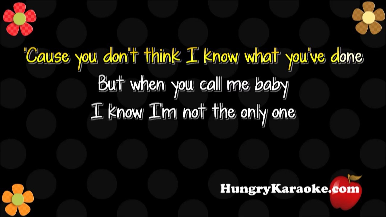 IM NOT THE ONLY ONE - SAM SMITH (KARAOKE VERSION)