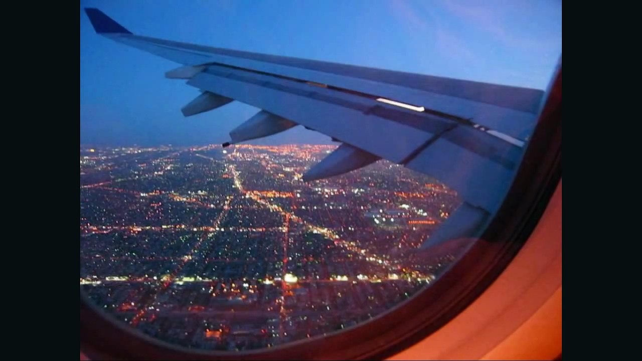 Thai Airways Onboard TG794 From Bangkok To Los Angeles Pt6 Landing