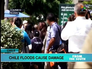 Floods in Chile Cause Damage to Homes