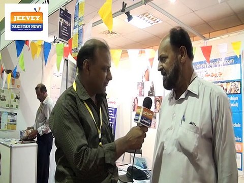Mr. Syed Ali Mehdi Artist & Actor Talked with Naveed Farooqi of Jeevey Pakistan in LDFA Expo 2015 at Karachi.
