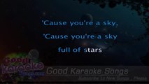 Coldplay - A Sky Full Of Stars [ Karaoke Version | Beat | Lyrics ]