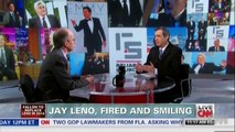 Jay Leno, fired and smiling