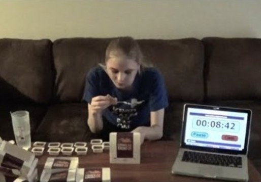Tiny Model Devours 120 Chicken Nuggets