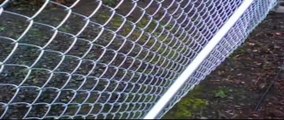 Fix-A-Fence LLC Builds 4' High Chain Link Fence Top & Bottom Tension Wire