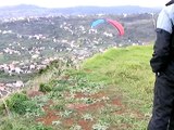 Thomas showing his amazing soaring skills in no wind, paragliding madeira