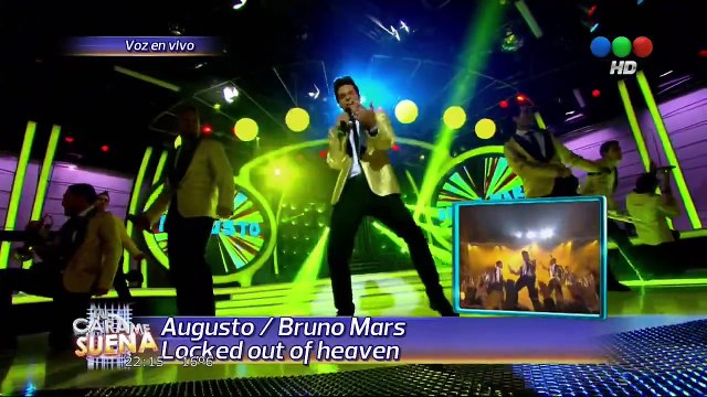 Augusto Schuster es Bruno Mars Tu Cara me Suena 2014 HD