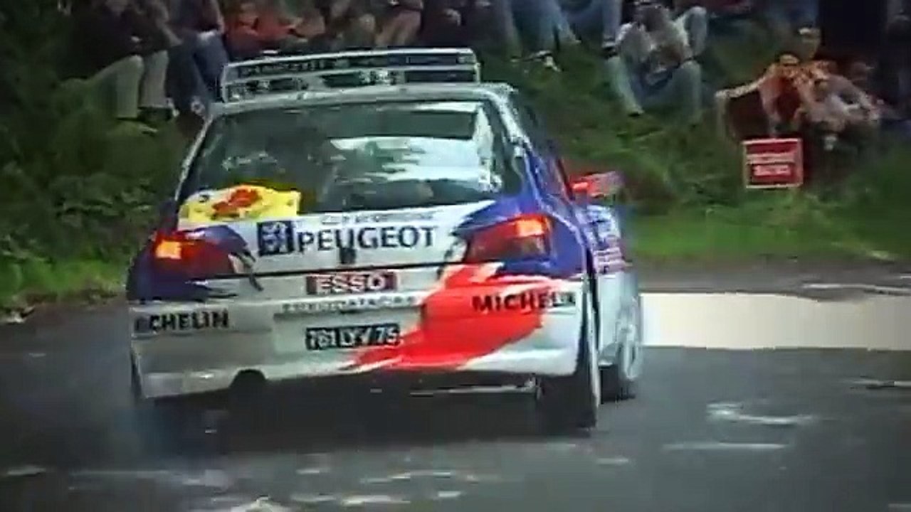 Crazy Peugeot 306 Maxi with pure engine sounds - avec Gilles Panizzi & Francois Delecour