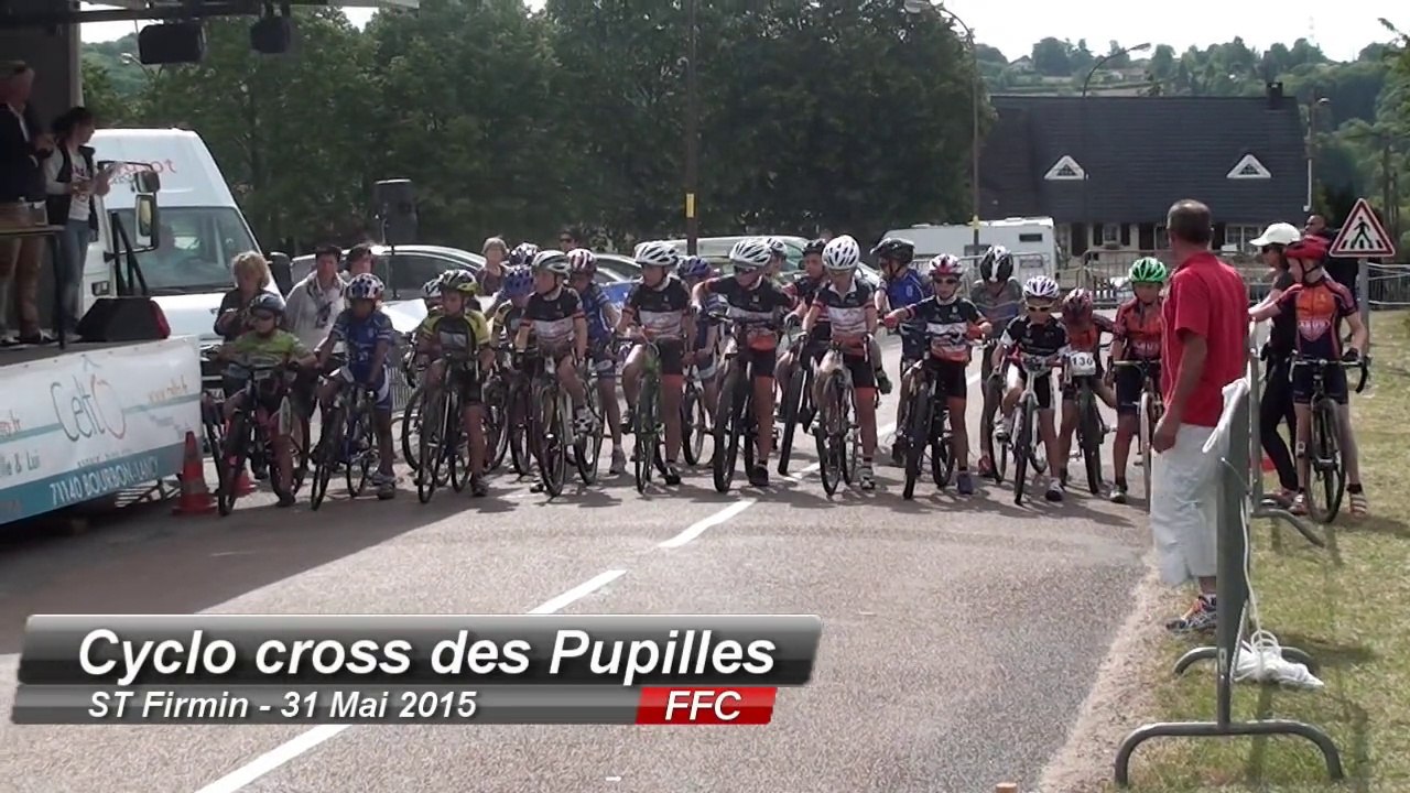 Championnat de bourgogne pupilles Cyclo cross St Firmin 31/05/2015