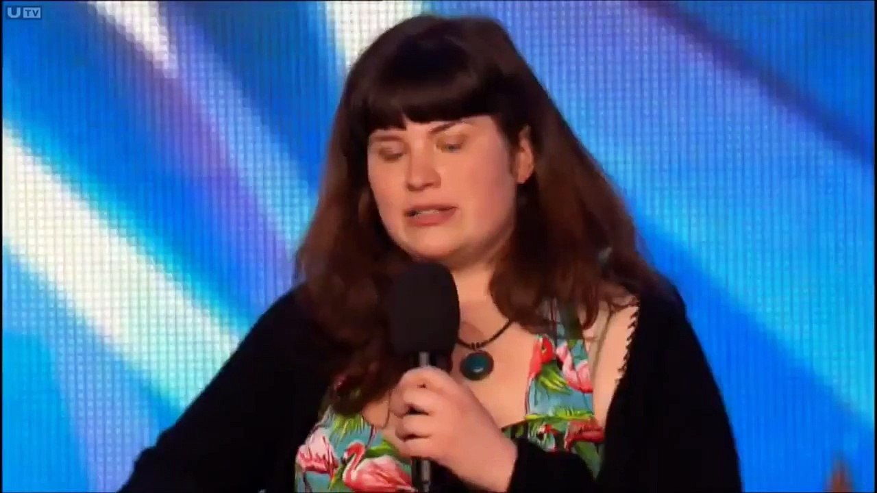 Polly Rowley - Sams - Funny song about Dustmite | Britian's Got Talent 2015