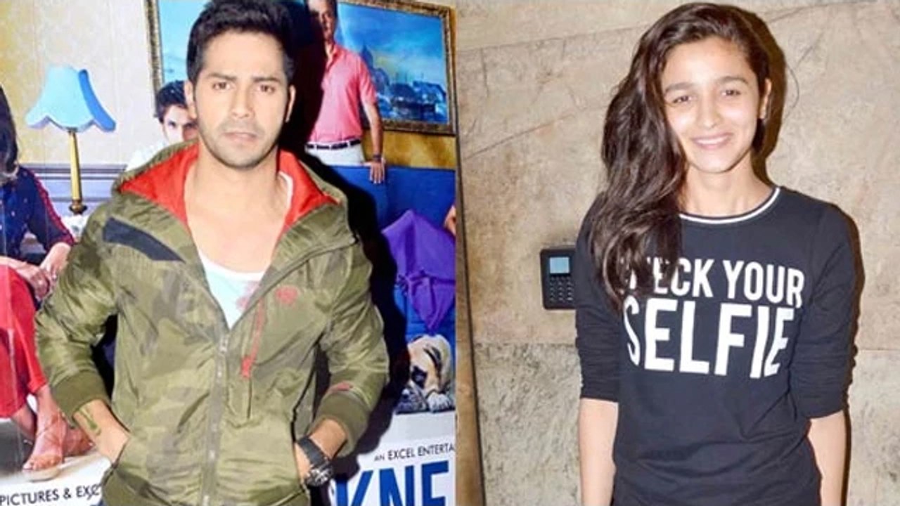 Alia Bhatt & Varun Dhawan @ Dil Dhadakne Do Screening