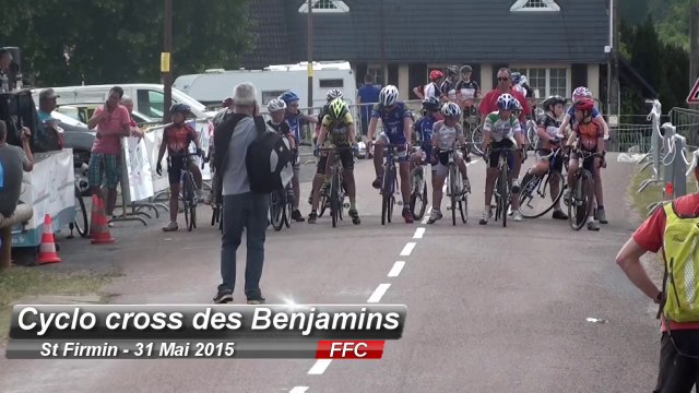 Championnat de bourgogne Benjamins Cyclo cross St Firmin 31/05/2015