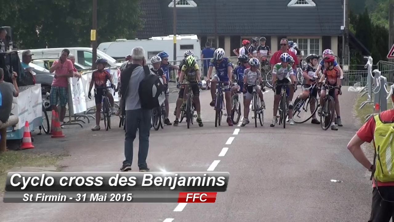 Championnat de bourgogne Benjamins Cyclo cross St Firmin 31/05/2015