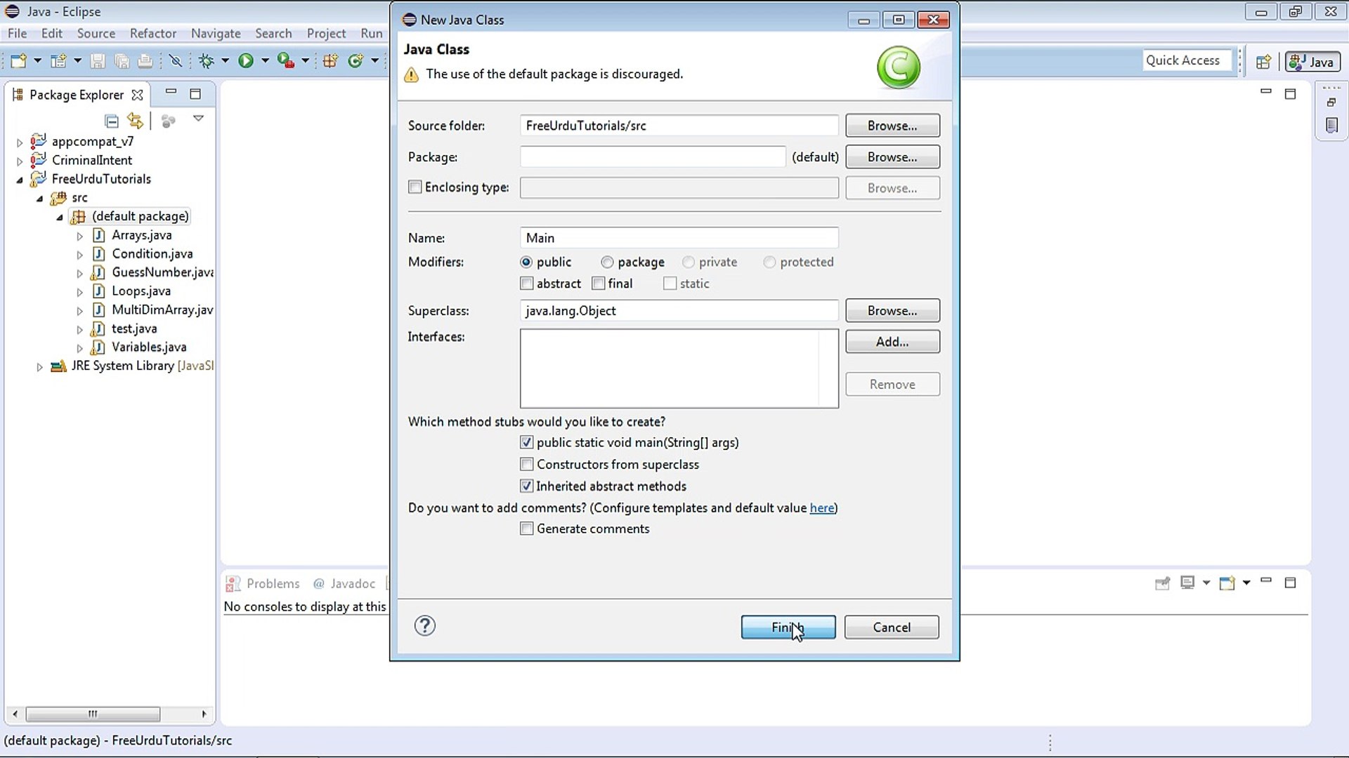 Java urdu tutorial - Object oriented programming - freeurdututorials.com