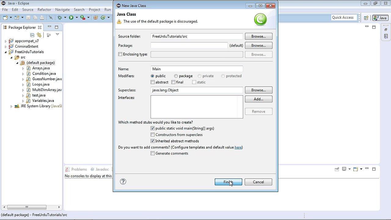 Java urdu tutorial - Object oriented programming - freeurdututorials.com